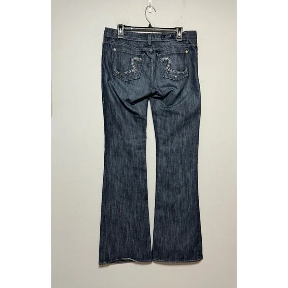 Rock & Republic Y2K Flare Jeans Womens Size 29 Indie Sleaze Vintage Denim - Picture 2 of 8
